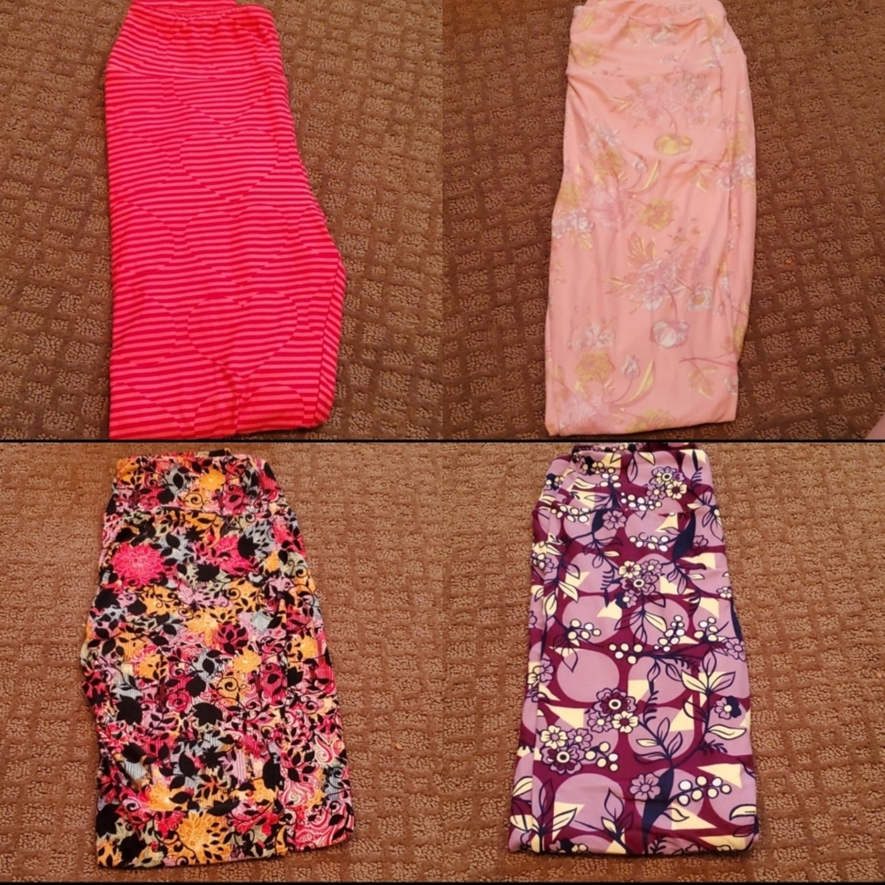 4 pairs OS Leggings